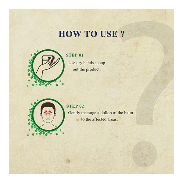 Bioayurveda Basics Headache Fast Relief Balm 120 gm - Balm/Ointments