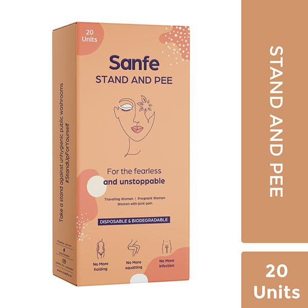 Netmeds | Sanfe Stand And Pee Disposable & Biodegradable Funnel 20's