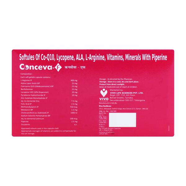 CONCEVA F Softule 10's - Supplements-Vam