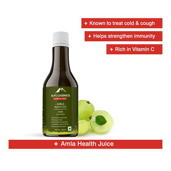 Alps Goodness Health Juice - Amla 300 ml - Herbal Dietary Supplement