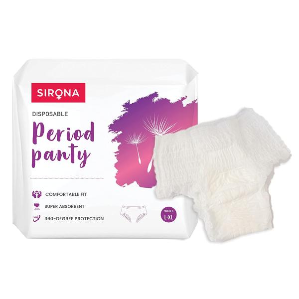 Netmeds | Sirona Disposable Period Panties (L - XL) 5's