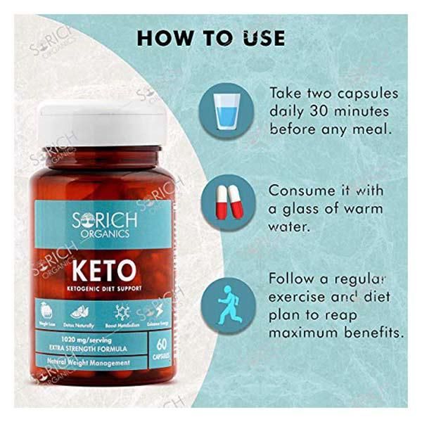 Sorich Organics Keto Capsule 60's - Herbal Dietary Supplement