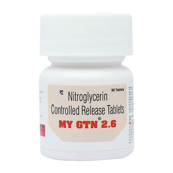MY GTN 2.6 Tablet 30's - Angina