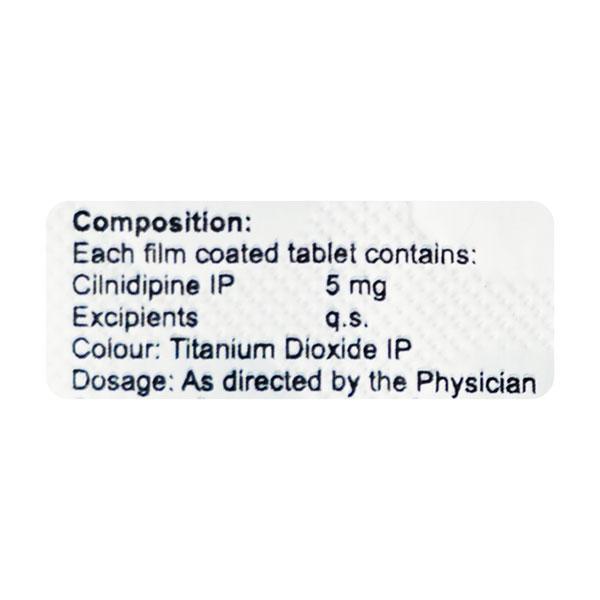 CILICAD 5 Tablet 10's - Hypertension-Cal