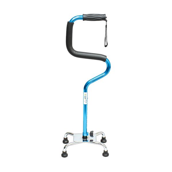 Netmeds | Entros Height Adjustable Aluminum Stick (921L)