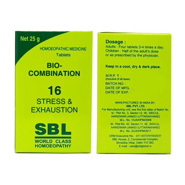 Netmeds | SBL Bio-Combination 16 Tablet 25 gm