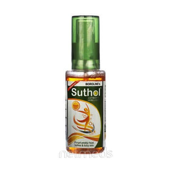 Boroline's Suthol Active Antiseptic body hygiene Spray - Chandan 100 ml - Wound/Burns