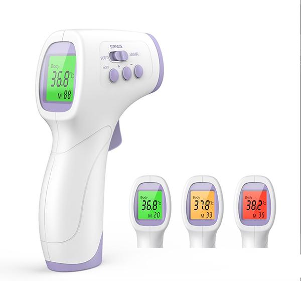 Shenzhen Hezhizhou Non-Contact Infrared Thermometer (HT-668) - White - Health Monitors And Equipment