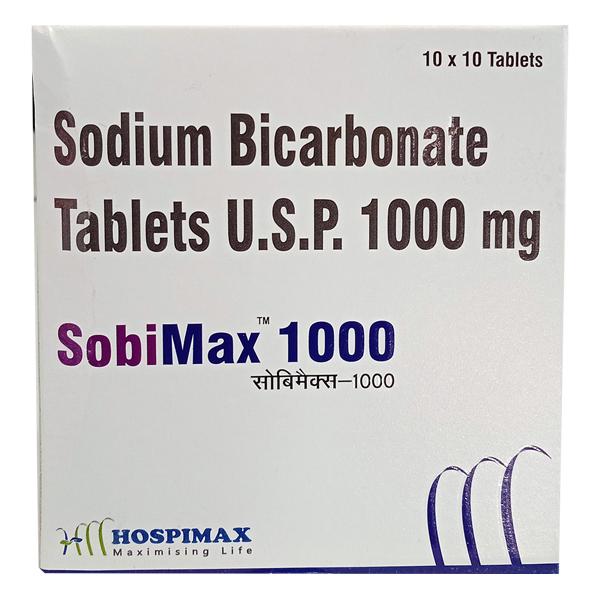 SOBIMAX 1000 Tablet 10's - Ulcer/Reflux/Flatulence-Aaa