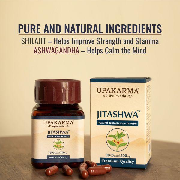 Upakarma Ayurveda Jitashwa Veg Capsule 90's - Sexual Healthcare