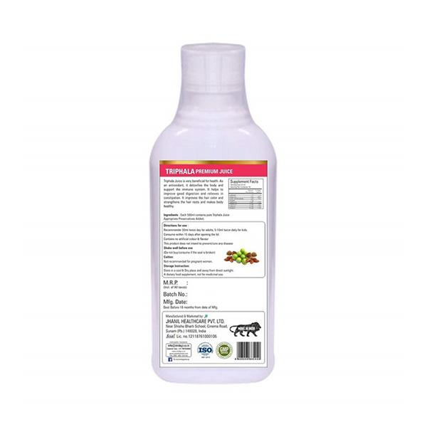 Zindagi Triphala Juice - Sugar Free 500 ml - Ayurvedic Juices