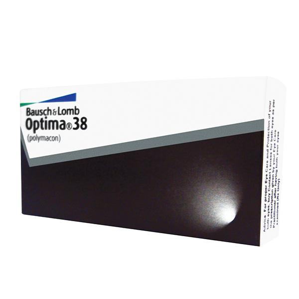 Bausch & Lomb Optima 38 Yearly Contact Lens - 1 Lens/Box (-11.0) - Eyecare Lenses