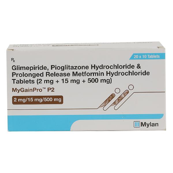MYGAIN PRO P 2 Tablet 10's - Diabetes-Ant