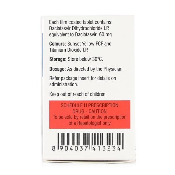 Natdac 60mg Tablet 28'S - Liver Disease