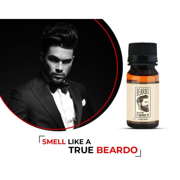 Beardo Beard & Hair Fragrance Oil - The Black Velvette 30 ml - Carrier Oils