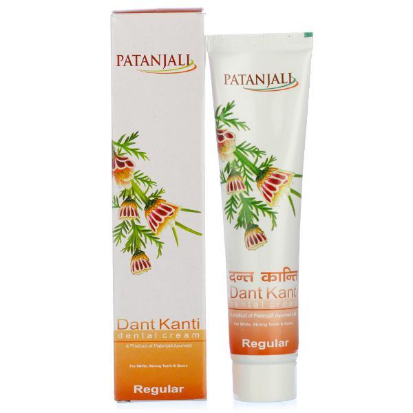 Netmeds | PATANJALI DANT KANTI DENTAL CREAM REGULAR TOOTH PASTE 15GM
