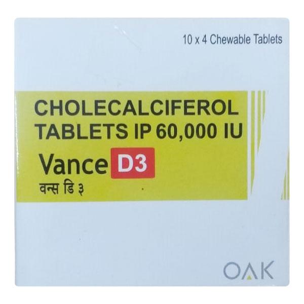 VANCE D3 Tablet 4's - Supplements-Vit