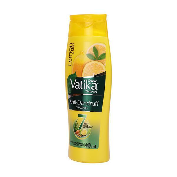 Dabur Vatika Anti Dandruff Shampoo - Lemon & Methi 440 ml - Shampoos