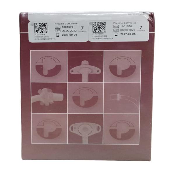 Primed Proline Cuff Voice Tracheostomy Tube (1001570) size 7 1's - Catheters & Tubes
