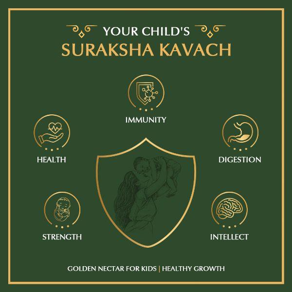 Vasu Ayurveda Suvarnaprashan 24CT Gold Drops for Kids 30 ml - Speciality Medicines