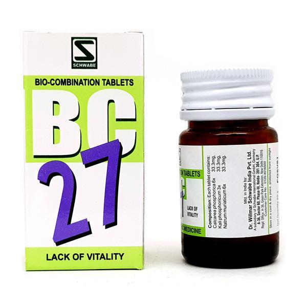 Netmeds | Dr.Willmar Schwabe BC 27 Tablet 20 gm