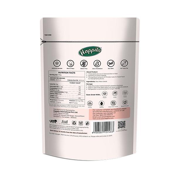 Happilo Organic Melon Seeds 250 gm - Nutritional Bars