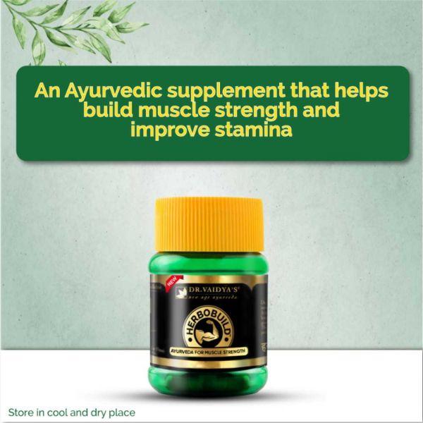 Dr. Vaidya's Herbobuild Capsule (Pack of 2 x 30's) - Speciality Medicines