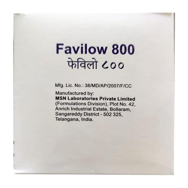 FAVILOW 800 Tablet 10's - Viral infections-Ant