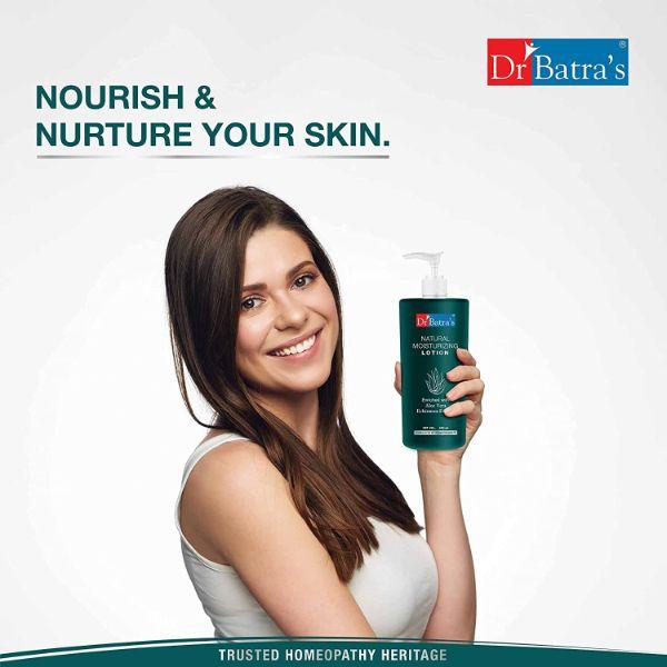 Dr Batra's Natural Moisturizing Lotion - Echinacea & Aloe Vera (Pack of 2 x 400 ml) - Lotions & Creams