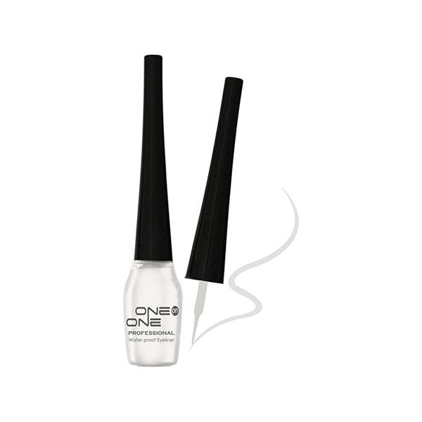 One On One Waterproof Eyeliner - White 5 ml - Eyeliners