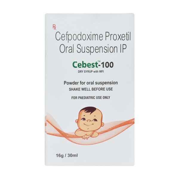 CEBEST 100 Oral suspension 30ml - Bacterial Infections-Cep