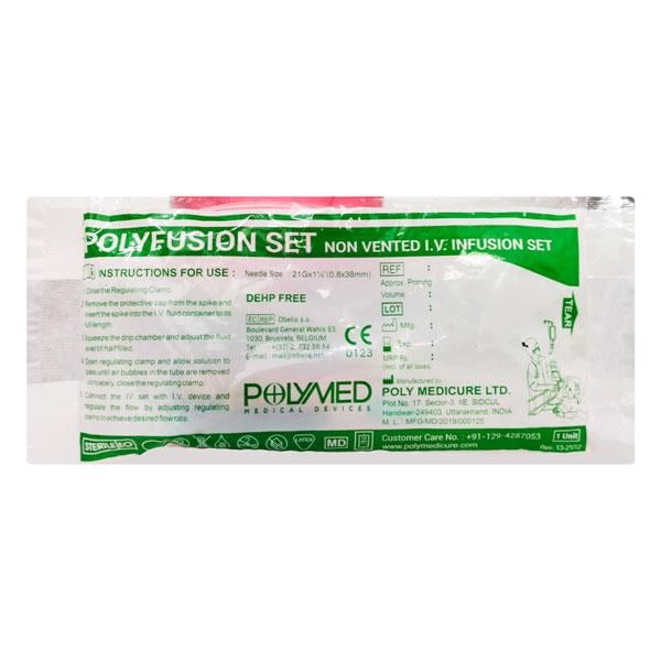 Netmeds | Polymed Polyfusion Non-Vented I.V. Infusion Set 1's