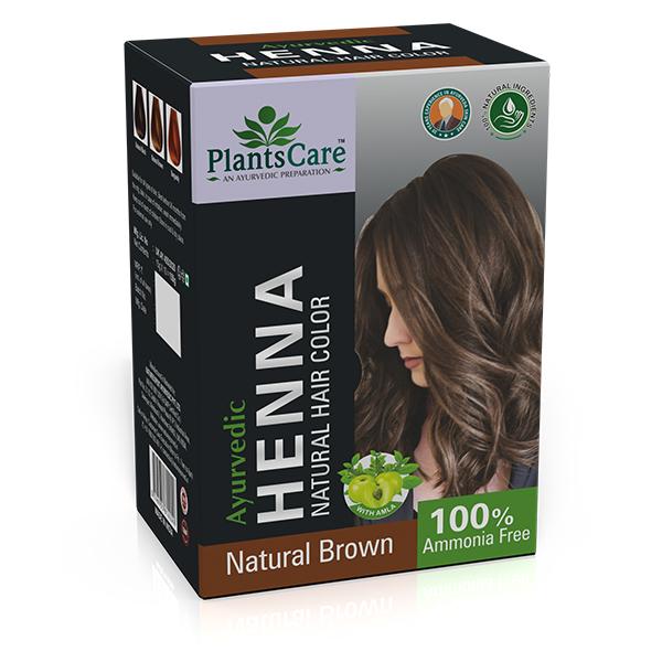 Plantscare Henna Natural Hair Colour - Natural Black 240 gm - Henna