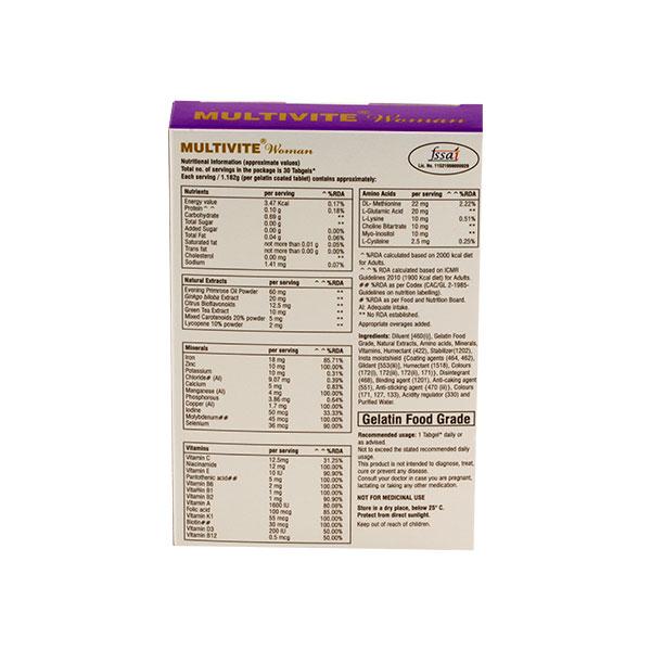Multivite Woman Tabgels 15's - Women Health