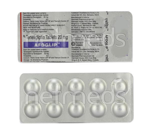 Afoglip 20mg Tablet 10'S - Diabetes-Ant