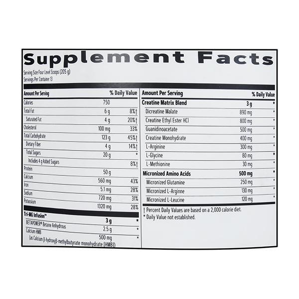 GNC Amp Mass XXX Powder - Chocolate 6.1 lb (N) - Workout Essentials