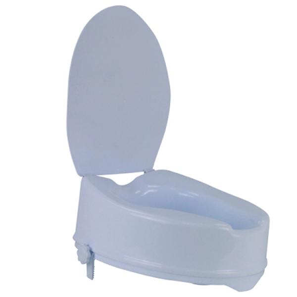 Netmeds | Entros Raised Toilet Seat With Lid 6 Inch (SC7060D)