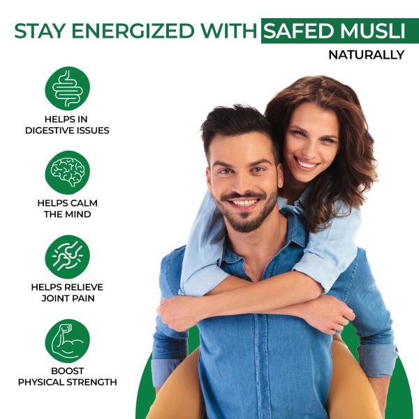 Herbal Max Safed Musli 800mg Tablet 60's - Sexual Care