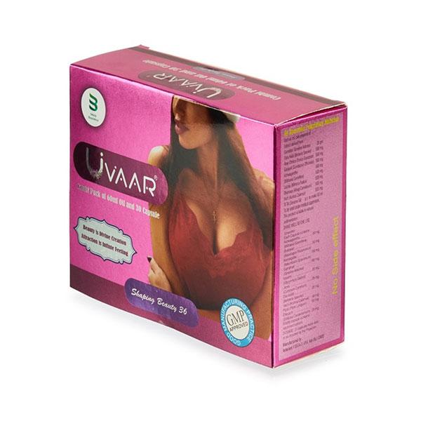 Bepop Uvaar Breast Massage Kit (Oil 60 ml + Capsule 30's) (Pack of 4) - Personal Care (Ayush)