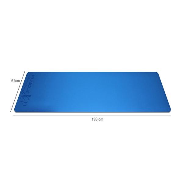 MuscleXP Yoga Mat with Cover Bag - Blue 1's - Workout Essentials