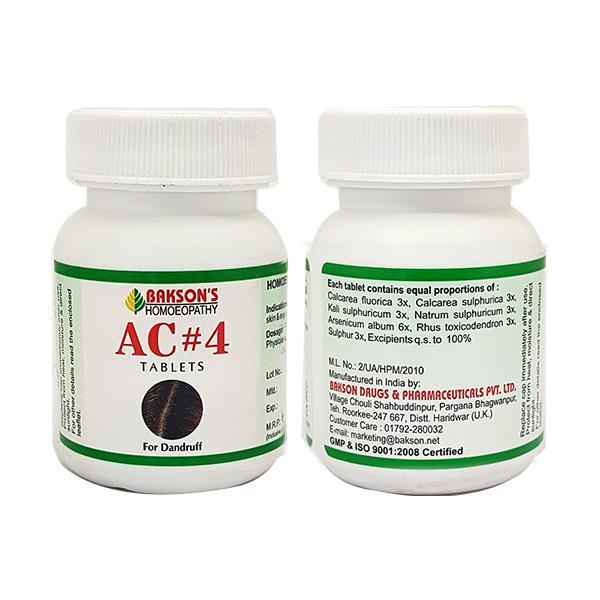 Bakson's Ac 4 Tablet 75 gm