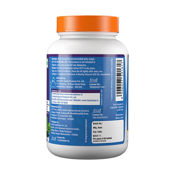 Fast&Up Plant Based B-12 + B-Complex Uncoated Tablet 60's - Multi-Vitamins