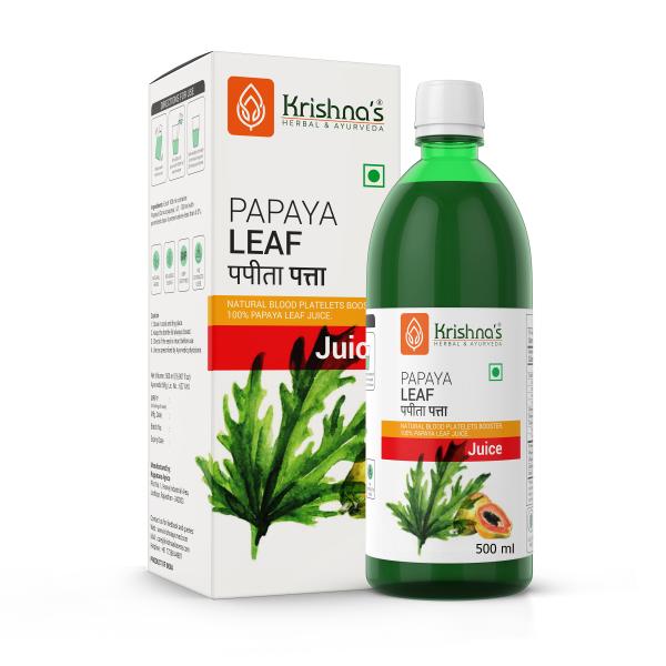 Netmeds | Krishna's Herbal & Ayurveda Papaya Leaf Juice 500 ml