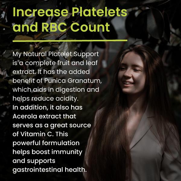 My Natural Platelet Support Tablet 60's - Vital Health