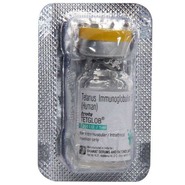 Tetglob 250IU Injection 1's - Immunoglobulins-Vac