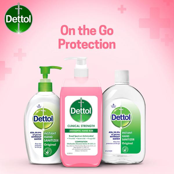 Dettol Clinical Strength Antiseptic Hand Rub Liquid 500 ml - Hand Sanitizer
