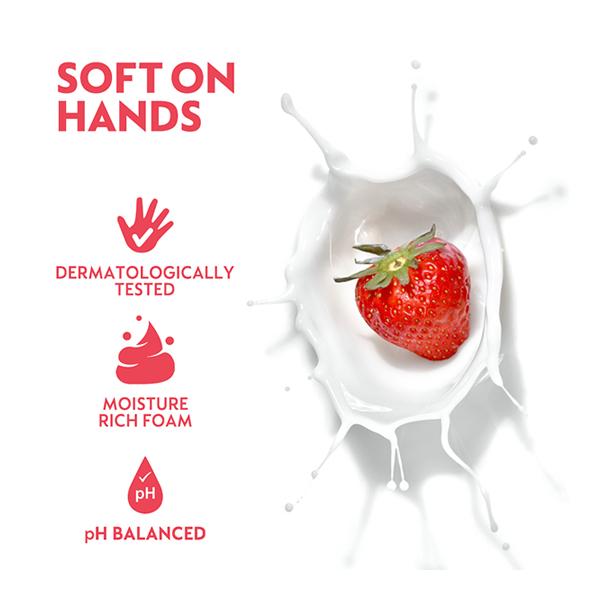 Dettol Foaming Handwash - Strawberry (Refill) 200 ml - Hand Wash & Soaps