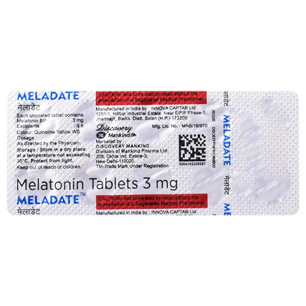 MELADATE Tablet 10's - Supplements-Sup