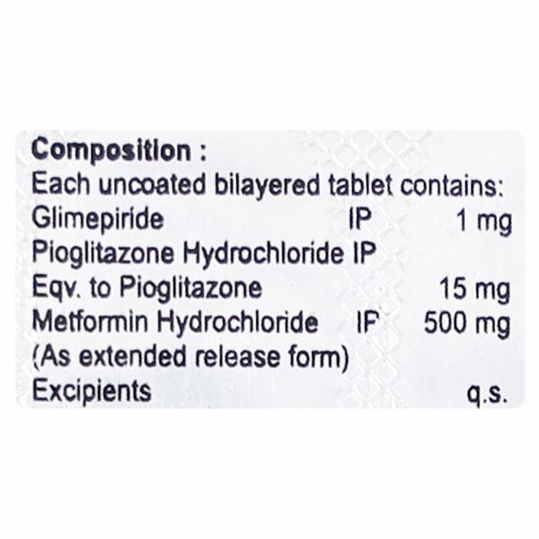 ENDOGLIM MP1 Tablet 10's - Diabetes-Ant