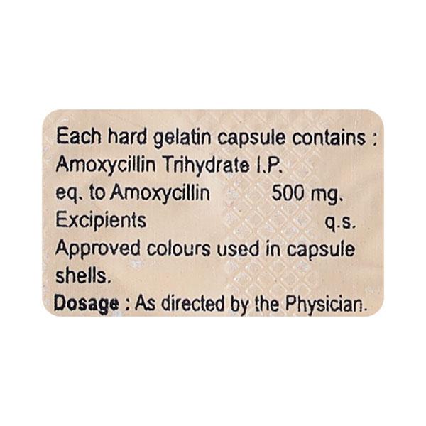 Elmox 500mg Capsule 10'S - Bacterial Infections-Pen